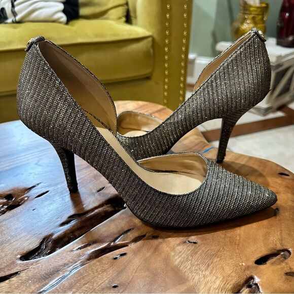 Michael Michael Kors Natalie Flex Glitter Pump Size - Picture 1 of 10